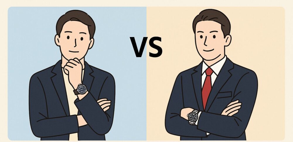 IWCをつけてる人のイメージ
